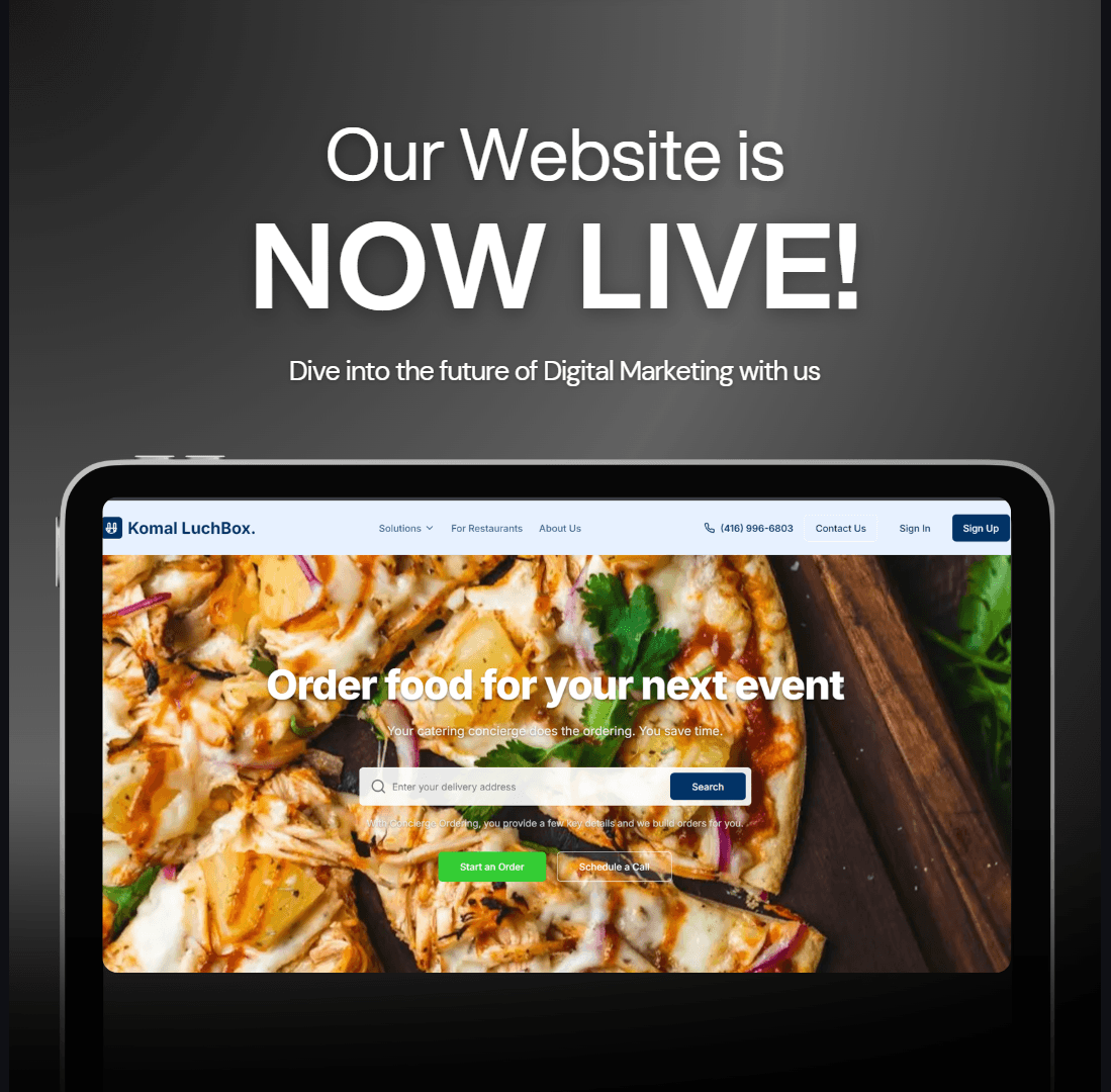 Lunch: E-commerce Website